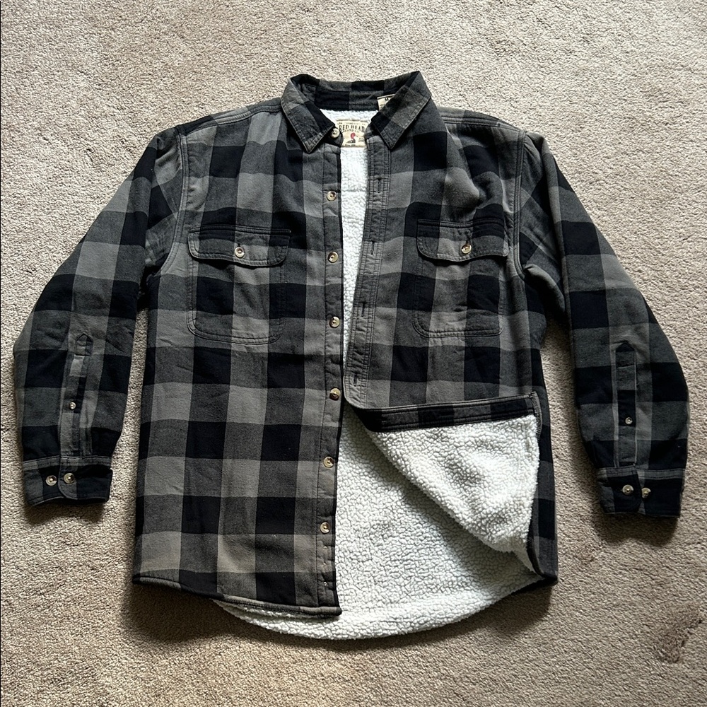 Men’s fleece lines flannel